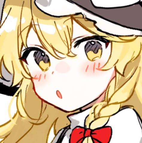 Marisa Kirisame Pfp, Marisa Kirisame Icon, Satori Touhou, Marisa Touhou, Touhou Pfp, Marisa Kirisame, Touhou Anime, Panel Artwork, Cute Eyes Drawing