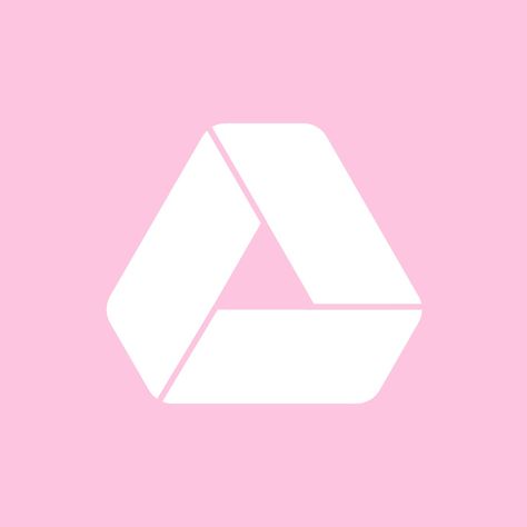 Pink Google Docs Icon, Pink Drive Icon, Google Drive Icon Aesthetic, Icons Pink Soft, Google Drive App Icon, Google Drive Icon, Pink Apps, App Icons Pink, Pink Drive