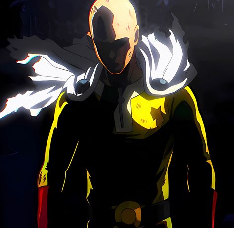 Saitama Pfp, Saitama Manga, Christmas Matching Pfps, Saitama Anime, Muay Thai Tattoo, One Punch Man 2, Saitama Sensei, One Punch Man 3, Caped Baldy