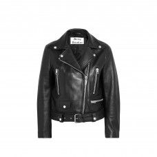 Fashion Investment Pieces That Are Totally Worth the Money: Acne Studios Black Leather Jacket | coveteur.com Jeans Marron, Acne Studios Jacket, How To Wear Sneakers, Lambskin Jacket, Jackets Black, Riders Jacket, Real Leather Jacket, Cooler Look, Genuine Leather Jackets