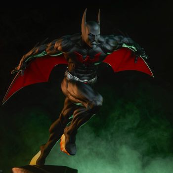 The Batman Beyond Premium Format™ Figure Takes Your DC Comics Collection to the Future | Sideshow Collectibles Dc Comics Collection, Batman Concept, Poison Ivy Batman, Gotham Batman, Justice League Wonder Woman, Batman Arkham Origins, Dc Collectibles, Batman Beyond, Batman Comic Art