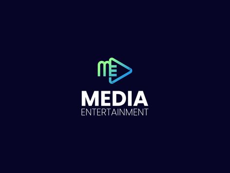 This is media Entertainment logo design. #logodesign #logo #RSDesign #play #media #entertainment Entertainment Company Logo, Media Company Logo, Entertainment Logo Design, Media Logo Design, Hub Logo, Ideal Logo, Logo Design Modern, Entertainment Logo, Brand Icon