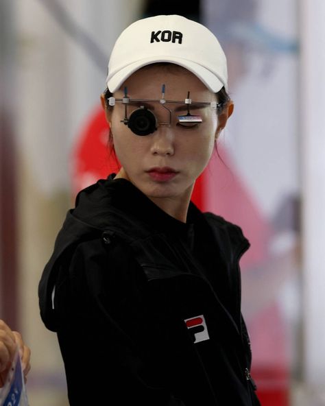 The Athletic | Looking like something between an expert diamond dealer and a crack sniper for some renegade sci-fi army, South Korean pistol shooter Kim… | Instagram Sci Fi Glasses, Home In Korea, Olympic Shooting, Shooting Sport, Marvel Young Avengers, Toy Elephant, Diamond Head, Shooting Sports, Young Avengers