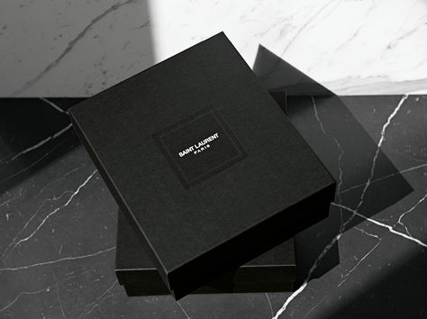 #saintlaurent #packaging #blackandwhite #classic #clean Ysl Packaging, Saint Laurent Store, Black Packaging, Clothing Packaging, Packing Jewelry, Box Packaging Design, Luxury Packaging, Creative Packaging Design, Creative Packaging