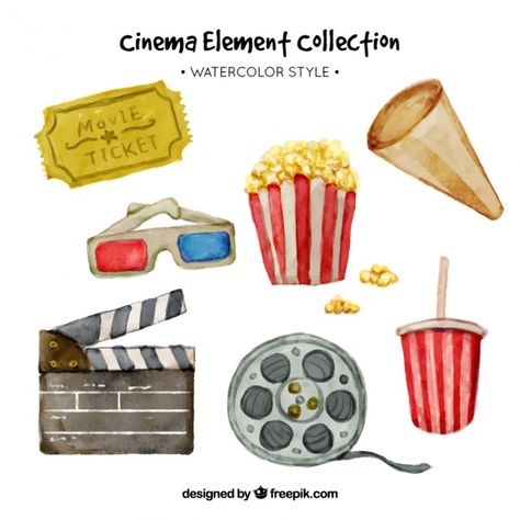 Film Elements, Business Card Texture, Cinema Ticket, Ticket Design, Lights Camera Action, Movie Tickets, Film Movie, Premium Vector, Graphic Resources