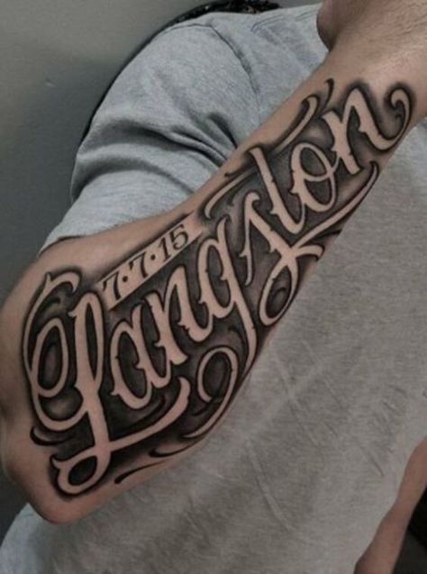 Bold Name Tattoos for Men: Embrace Style with Personal Ink Name Tattoos For Men, Tattoos For Childrens Names, Forearm Name Tattoos, Last Name Tattoos, Name Tattoos On Arm, Tribute Tattoo, Chest Tattoo Stencils, Best Tattoo Fonts, Tattoo Name Fonts