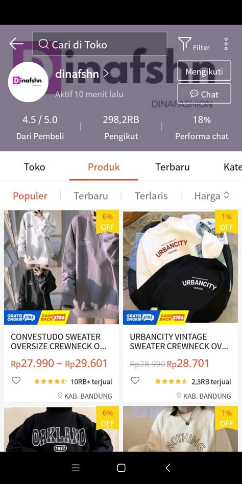 Online Shopping Sites Clothes, Shopee Finds, Korean Hair Color, Best Online Clothing Stores, Diy Crafts Bookmarks, Best Online Stores, Racun Shopee, Aesthetic Shop, Fashion Top Outfits