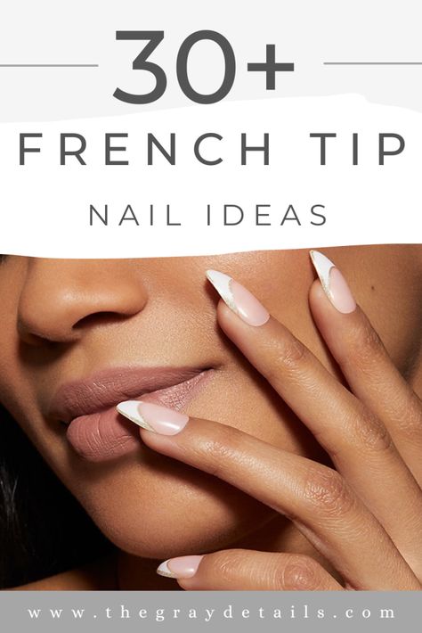 30 French Tip Nail Ideas Modern French Dip Nails, Slim French Tip Nails, Neutral French Tip Nails, Dip Powder French Tip, Modern French Manicure Trends, Modern French Nails, Modern French Tip, Bridal Nails French, Modern French Manicure