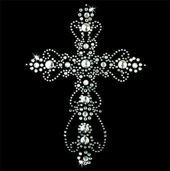 Hot Fix Rhinestone Templates | Hot Fix Motif Cross 3 Purus Applique Rhinestones Crafts, Tin Punch, Rhinestone Patterns, Rhinestone Templates, Rhinestone Designs Templates, Rhinestone Heat Transfer, Rhinestone Designs Pattern, Trippy Designs, Bling Jeans