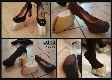 Hoof Shoes Diy, Hooves Shoes, Faun Cosplay, Satyr Costume, Faun Costume, Hoof Shoes, Cosplay Crafts, Diy Cosplay, Diy Kostüm