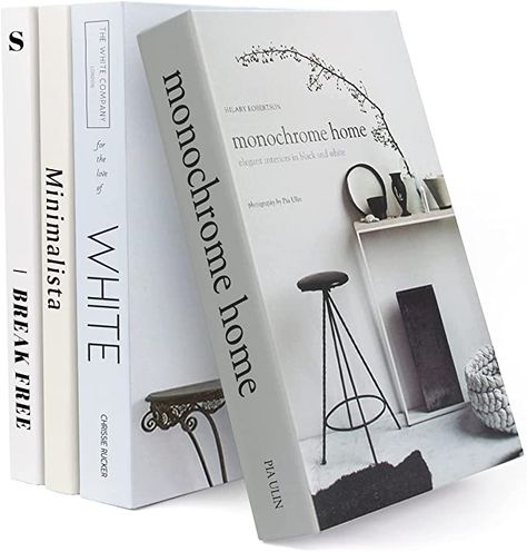 Amazon.com: 4 Pack Faux Books for Decoration, Ediactcyl Modern Fashion Decorative Books Set for Hardcover Home Decor, Fake Book Stacks Display for Bookshelf Living Room Decor : Home & Kitchen Books For Decoration, Bookshelf Living Room, Stack Displays, Fake Books, Coffee Table Books Decor, Navy Decor, Faux Books, Decor Books, Decorative Bookends