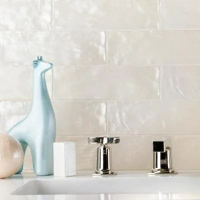 Amagansett Cream 2 in. x 8 in. 9 mm Satin Ceramic Wall Tile (5.38 sq. ft. / case) Cleaning Ceramic Tiles, Cleaning Tile Floors, Bullnose Tile, Tiles For Wall, Beige Ceramic, Beige Tile, Ceramic Subway Tile, Sanded Grout, Ivy Hill Tile