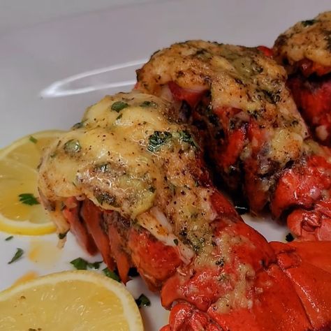 🦞 Spicy Garlic Butter Lobster Tails 🦞 Elevate your dining experience with these succulent lobster tails, infused with a spicy garlic butter sauce. Perfect for a special dinner or whenever you want to treat yourself to a gourmet meal. 🌶️ Ingredients 🦞 - 2 lobster tails (split in half lengthwise) - 1/2 cup unsalted butter (melted) - 2 tbsp olive oil - 4 cloves garlic (minced) - 2 tbsp chili powder - 1 tsp paprika - 1 tsp smoked paprika (optional) - 1 tsp ground cumin - 1 tsp onion powder - 1/2... Spicy Garlic Butter Sauce, Garlic Butter Lobster, Butter Lobster, Food Fest, Garlic Butter Sauce, Lobster Tails, Special Dinner, Butter Sauce, Garlic Butter