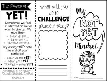 The Power of Yet-a brochure to teach a growth mindset The Power Of Yet, Teaching Growth Mindset, Growth Mindset Classroom, Visible Learning, Mindset Matters, Mindset Activities, Growth Mindset Activities, Habits Of Mind, School Social Work