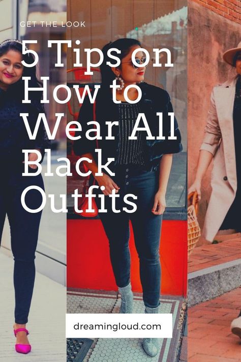 Black Jumper Outfit, Black Top Outfit, Different Shades Of Black, Date Night Outfit Ideas, Trendy Date Night Outfit, Monochromatic Fashion, All Black Fashion, Black Jeans Outfit, Black Jumper Dress