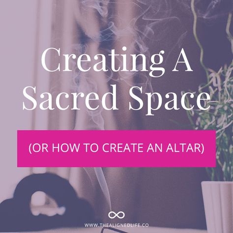 Creating space for the sacred or how to create an altar in your home Creating An Alter Space, How To Create An Alter, Creating An Altar, How To Create An Altar, Alter Space Witchcraft, Building An Altar, Manifestation Altar, Witches Library, Create An Altar