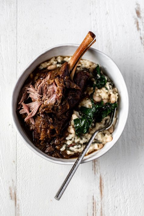 Braised Shallots, Caramelized Onion Risotto, Lamb Shanks With White Beans, Braised Lamb Shanks Slow Cooker, Braised Lamb Shanks Dutch Ovens, Red Chard, Balsamic Onions, Braised Lamb Shanks, Braised Lamb