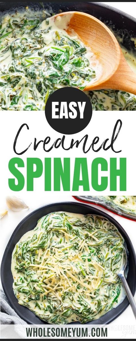 Easy Creamed Spinach, Best Creamed Spinach Recipe, Creamed Spinach Recipe, Spinach Recipe, Easy Cream, Creamy Spinach, Creamed Spinach, Spinach Dip, Spinach Recipes