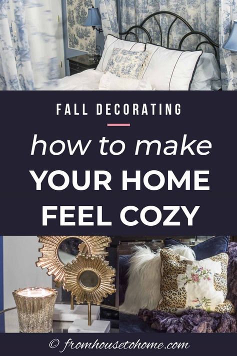 I have major cozy home decor goals this fall! So these tips on how to make your home more cozy are coming in at the perfect time! I love all the interior design ideas that are perfect if you're on a budget. Interior Decorating Ideas, Interior Decorating Tips, Cozy Fall Bedroom, Fall Bedding, Fall Bedroom, Thanksgiving Table Settings, Cozy Room Decor, A Lot Of Money, Cozy Feeling