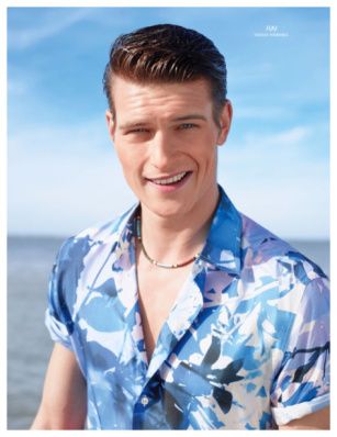 John-Todd-Vogue-Hommes-Paris-Fashion-Editorial-2015-016 John Todd, Vogue Editorial, Men's Hairstyle, Blue Hawaii, Image Model, Male Fashion Trends, New Story, Male Man, Male Fashion