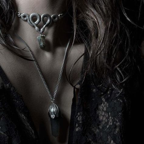 NECKLACES – Page 8 – REGALROSE Bellatrix Black Aesthetic, Bellatrix Lestrange Aesthetic, Black Asthetics, Dr Pictures, Bellatrix Black, Snake Choker, Plus Size Rings, Moody Photography, Bellatrix Lestrange