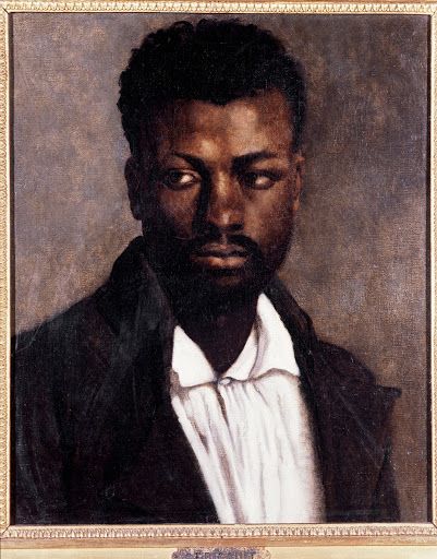 Portrait of a Negro Dark Skin Portrait Painting, Black Portrait Painting, Black Man Painting, Black Portraits, Neet Swat, 19th Century Portraits, Fantasy Realm, Male Portraits, Black Vampire