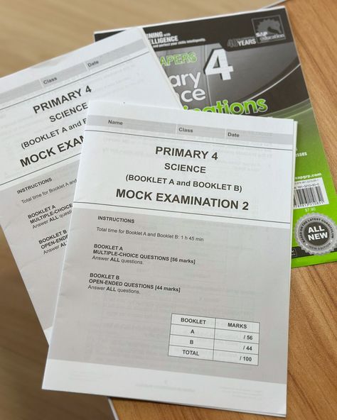 Last lap of P4 and it is like a rush all days. @singaporeasiapublishers got us covered. These Mock Examination Papers are great help . This collection includes 5 sets of Mock Examination Papers designed according to the latest examination format. The questions are carefully crafted to test students on Key Concepts and Higher Order Thinking Skills, ensuring comprehensive preparation. Additionally, a separate booklet with Model Answers is provided for easy reference and review. —————————————... Higher Order Thinking Skills, Open Ended Questions, Higher Order Thinking, Easy Reference, Instructions Booklet, Choice Questions, Multiple Choice, Thinking Skills, Paper Design