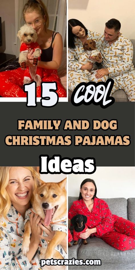 Cozy up this Christmas with 15+ family and dog pajama sets! Perfect for holiday photos and festive fun. 🐾🎄 Shop now for matching sets that everyone will love! Xmas Family Photo Ideas Pjs, Xmas Family Photo Ideas, Christmas Pajamas Ideas, Christmas Pajama Pictures, Pajama Ideas, Dog Match, Matching Family Christmas Pajamas, Plaid Set, Photos With Dog