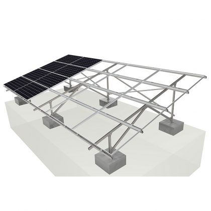 Solar Ground Mounting System-Carbon Steel-W-Type Solar Structure Design, Solar Panel Roof Design, Solar Structure, Solar Pergola, Concrete Foundation, Solar Panel Technology, Solar Panels Roof, Small House Front Design, Solar Power Diy