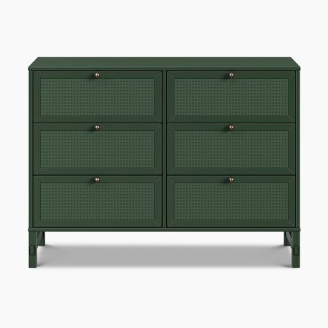 Buy the daVinci Margot 6-Drawer Dresser - Forest Green at Babylist. Read reviews from experts and real parents, plus get free shipping on $45+ orders. Dresser Brown, Green Dresser, Kids Dressers, Bedroom Redo, Kitchen Dining Sets, Neutral Bedroom, Green Room, Bedroom Furniture Dresser, Double Dresser