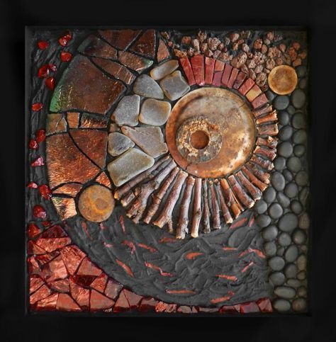 Natural Stone Mosaic Tile, Modern Mosaic Art, Mosaic Walls, Stone Mosaic Art, Abstract Mosaic Art, Mixed Media Mosaic, Abstract Mosaic, Mosaic Garden Art, Mosaic Art Projects