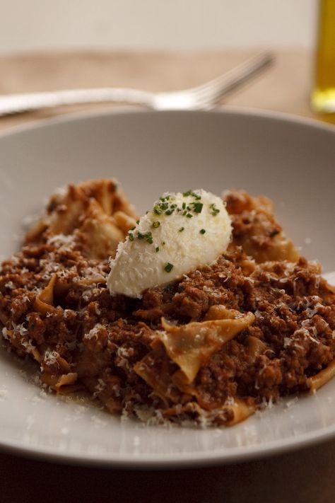 This recipe is by Jeff Gordinier. Tell us what you think of it at The New York Times - Dining - Food. Wild Boar Ragu, Nytimes Cooking, Pasta With Wild Mushrooms, Wild Boar Recipes, Ragu Recipe, Pasta Party, Game Recipes, Wild Game Recipes, Venison Recipes