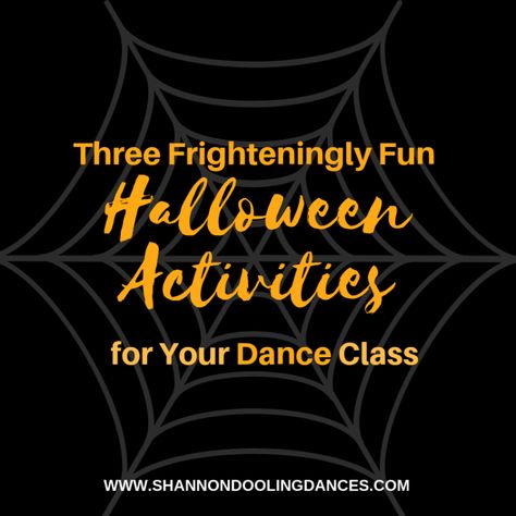 Halloween Dance Class Activities #halloweendance #halloweenlessonplans Halloween Dance Class Ideas, Halloween Ballet Class Ideas, Halloween Dance Class Games, Halloween Dance Games, Halloween Dance Ideas, Dance Class Games, Dance Terminology, Dance Reference, Halloween Lesson Plans