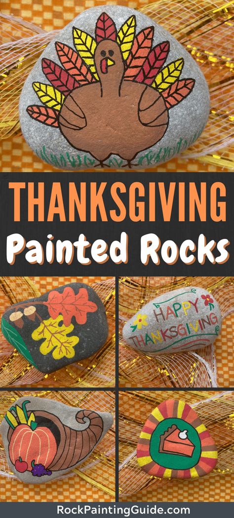 Turkey Painted Rocks Ideas, Garden Stone Painting Ideas, Turkey Rock Painting, Thanksgiving Painted Rocks, Thanksgiving Rocks, Fall Rocks, Painting Items, Easy Rock Painting Ideas, Easy Rock Painting