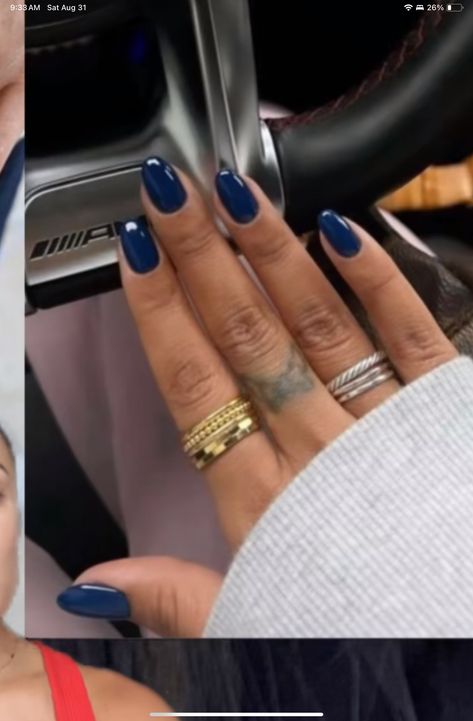 Navy Blue And Green Nails, Navy And Green Nails, Dark Blue Green Nails, Dark Nails, Green Nails, Navy And Green, Short Nails, Dark Green, Dark Blue