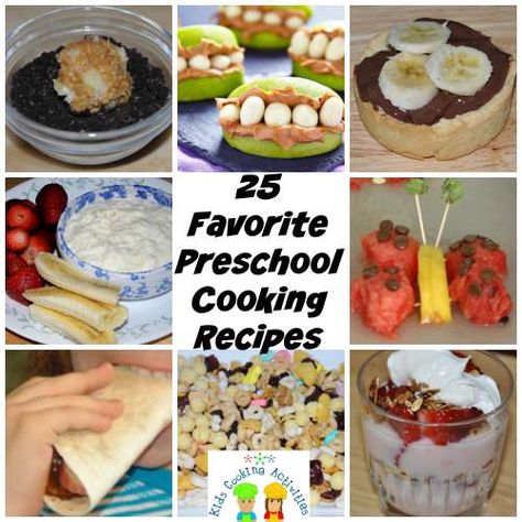 25+ preschool cooking recipes Preschool Cooking Activities No Bake Fun, Cooking Lessons For Preschoolers, Cooking In Preschool, Preschool Cooking Ideas, Prek Cooking Recipes, Prek Cooking Activities, Cooking Projects For Preschoolers, Preschool Cooking Activities No Bake, Cooking Activities For Preschool