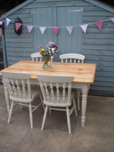 Shabby Chic Table And Chairs, French Rustic, Shabby Chic Dresser, Table Makeover, Shabby Chic Kitchen, Shabby Chic Homes, Chic Home Decor, Flipping Furniture, Shabby Chic Furniture