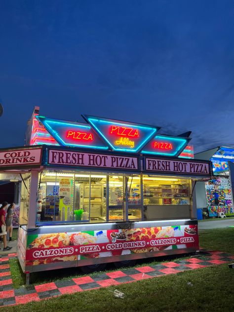 Fun Fair Aesthetic Night Food, Carnival Food Stand Aesthetic, State Fair Aesthetic, Aesthetic Neon Signs, Aesthetic Carnival, Suburban Gothic, Night Carnival, Carnival Aesthetic, Fair Aesthetic