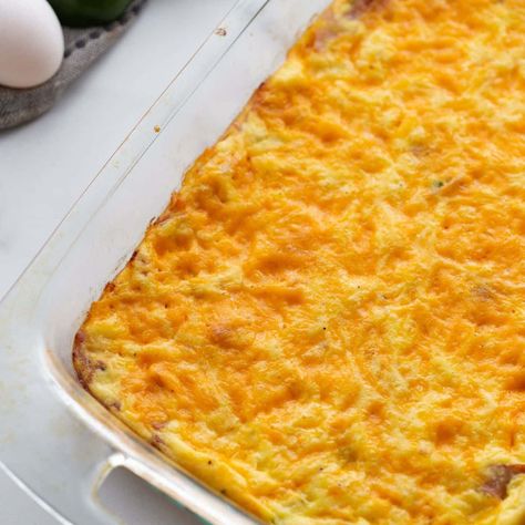 Keto Breakfast Casserole (Quick and Easy) | Kasey Trenum Keto Overnight Breakfast Casserole, Low Carb Egg Bake Casserole, Low Calorie Breakfast Casserole Recipes, Low Carb Breakfast Casserole Recipes, Low Carb Recipes Breakfast, Keto Egg Casserole, Breakfast Casserole Keto, Keto Egg Bake, Keto Breakfast Casserole