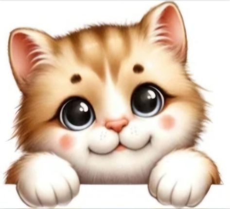 Kitty Clipart, Dog Cuts, Cute Kitty, Safari Baby, Cat And Dog, Cute Animal Photos, Cartoon Clip Art, Animal Photo, Cat Drawing