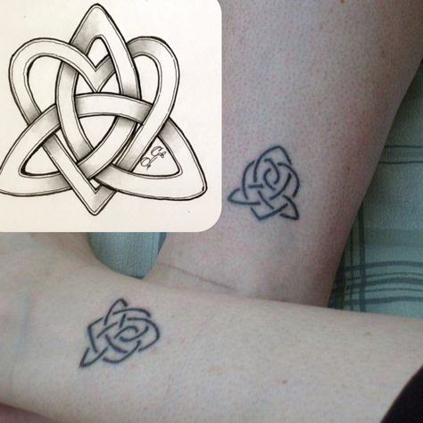 Celtic Knot Sister Tattoo, Sister Knot Tattoo, Celtic Sister Knot, Celtic Knot Tattoo, Sisters Tattoo, Sister Tattoo, Knot Tattoo, Sister Tattoos, Deathly Hallows Tattoo