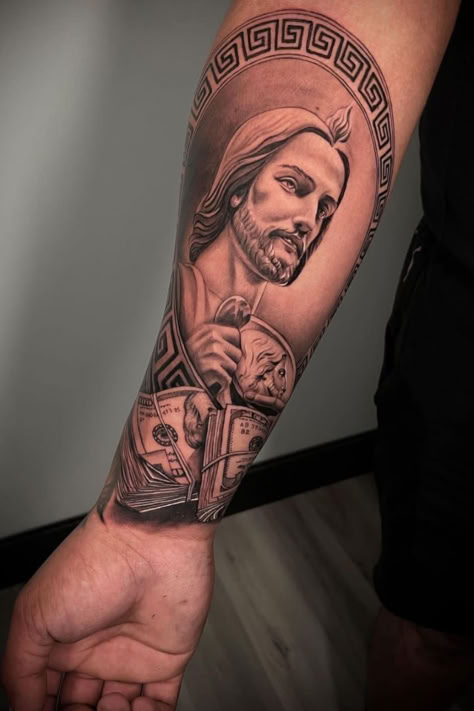 San Judas Tattoo On Wrist
#SanJudasTattoo #WristTattoo #SymbolicInk #FaithArt #ReligiousTattoo #InkInspiration #SpiritualSymbolism #TattooDesigns #BodyArt #PinterestInspiration #SpiritualTattoo #HandTattoo #ReligiousTattoo #TattooDesigns #TattooArt San Judas With Money Tattoo, San Judas Shoulder Tattoo, San Judas Tadeo Tattoo Forearm, San Judas Hand Tattoo, San Judas Tadeo Tattoo Sleeve, San Judas Tadeo Tattoo For Women, San Judas Tattoo Design, St. Jude Tattoo, Angel Hand Tattoo