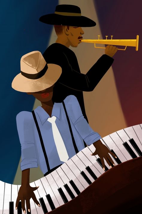 black man,blues,piano,keyboard,wind instrument,jazz,music,player,musical instrument Music Images Art, Music Instruments Illustration, Musical Instruments Illustration, Instrument Illustration, Jazz Music Art, Arte Jazz, Jazz Instruments, Blues Piano, Piano Art