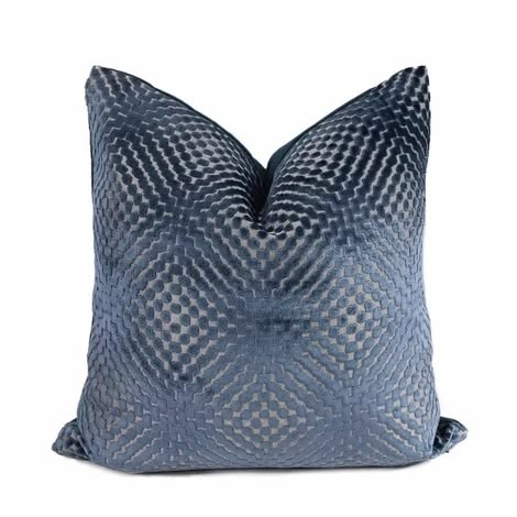 Cut Velvet Pillows, Navy Blue Throw Pillows, Accent Cushions, Sophisticated Bedroom, Blue Pillow Covers, Blue Throw Pillows, Pillow Fabric, Velvet Pillow, Best Mattress