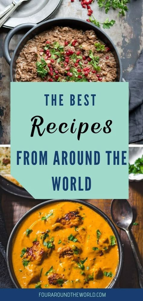 Around The World Food, Recipes From Around The World, Global Food, Foreign Food, Favorite Recipes Dinner, Global Cuisine, Signature Dishes, Cuisine Recipes, Global Recipes