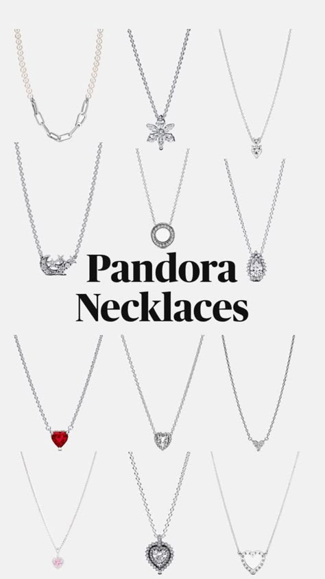 Pandora Necklace Ideas, Pandora Bracelet Charms Ideas, Preppy Jewelry, Pandora Necklace, Pandora Rings, Dope Jewelry, Pandora Bracelet Charms, Jewelry Essentials, Jewelry Lookbook