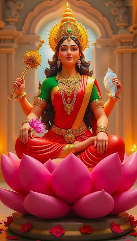 Jai Mata Di Wallpapers Full Hd, Maa Laxmi Hd Wallpaper, Jai Mata Di Wallpapers, Jai Mata Di Wallpaper, Lakshmi Art, 21st Birthday Captions, Hanuman Live Wallpaper, Maa Tara, Hindu Goddesses