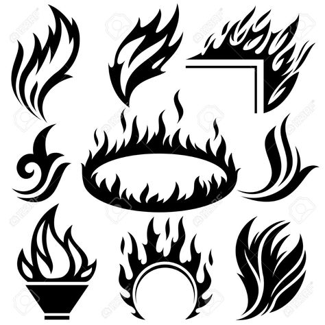 Fire Tattoo Black And White, Traditional Tattoo Black And White, Flame Tattoo, Tattoo Black And White, Motorcycle Paint Jobs, Beautiful Scrapbook Layouts, Tattoo Filler, Flaming Hot, Tattoo Background