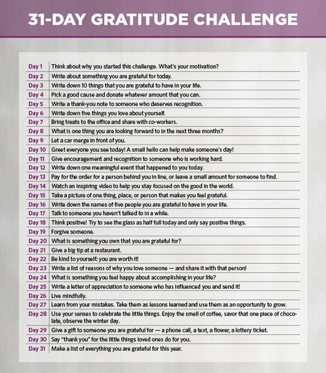 31-day gratitude challenge | UPMC MyHealth Matters Gratitude Jar, 31 Day Challenge, Being Grateful, Feeling Thankful, Gratitude Challenge, Stronger Immune System, Attitude Of Gratitude, Positive Emotions, 31 Days