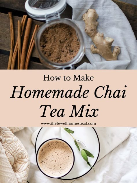 Chia Tea Recipe, Homemade Chai Tea, Homemade Chai, Chai Tea Recipe, Tea Latte Recipe, Homemade Detox, Chai Recipe, Homemade Tea, Chai Tea Latte